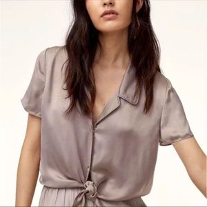 Aritzia Wilfred Nacisse Blouse - size M